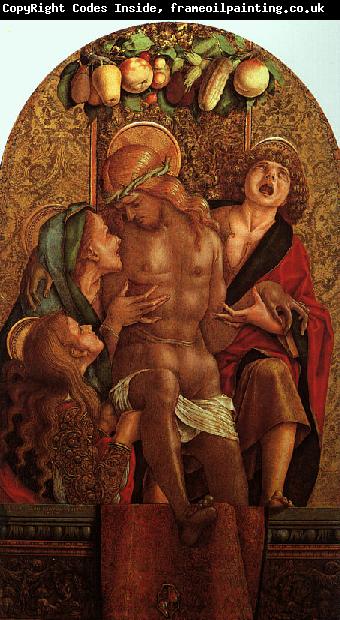 Carlo Crivelli Lamentation over the Dead Christ
